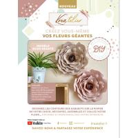 Fleur gante - Modle Rose - Gabarit