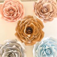 Fleur géante - Modèle Rose - Gabarit